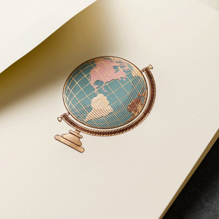 Crane Vintage Globe Note