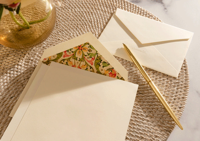 Crane Red Florentine Half Sheet