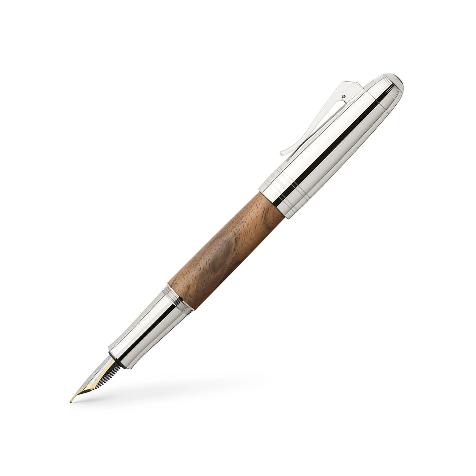 Graf Von Faber-Castell Classic Magnum Fountain Pen - Walnut Wood