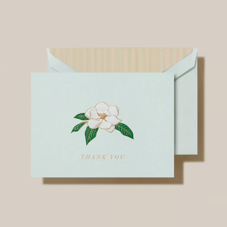 Crane Magnolia Thank You Note