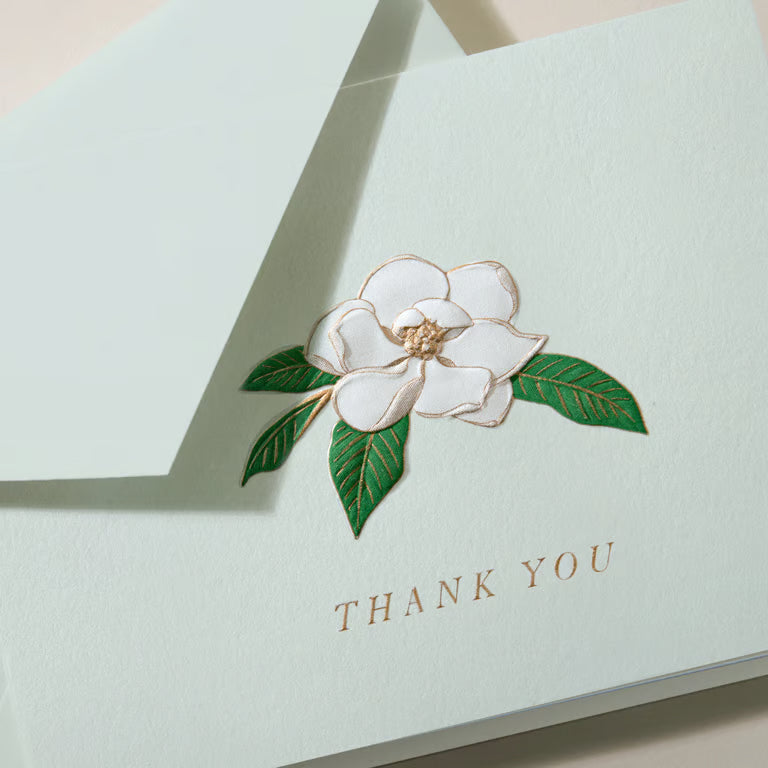 Crane Magnolia Thank You Note