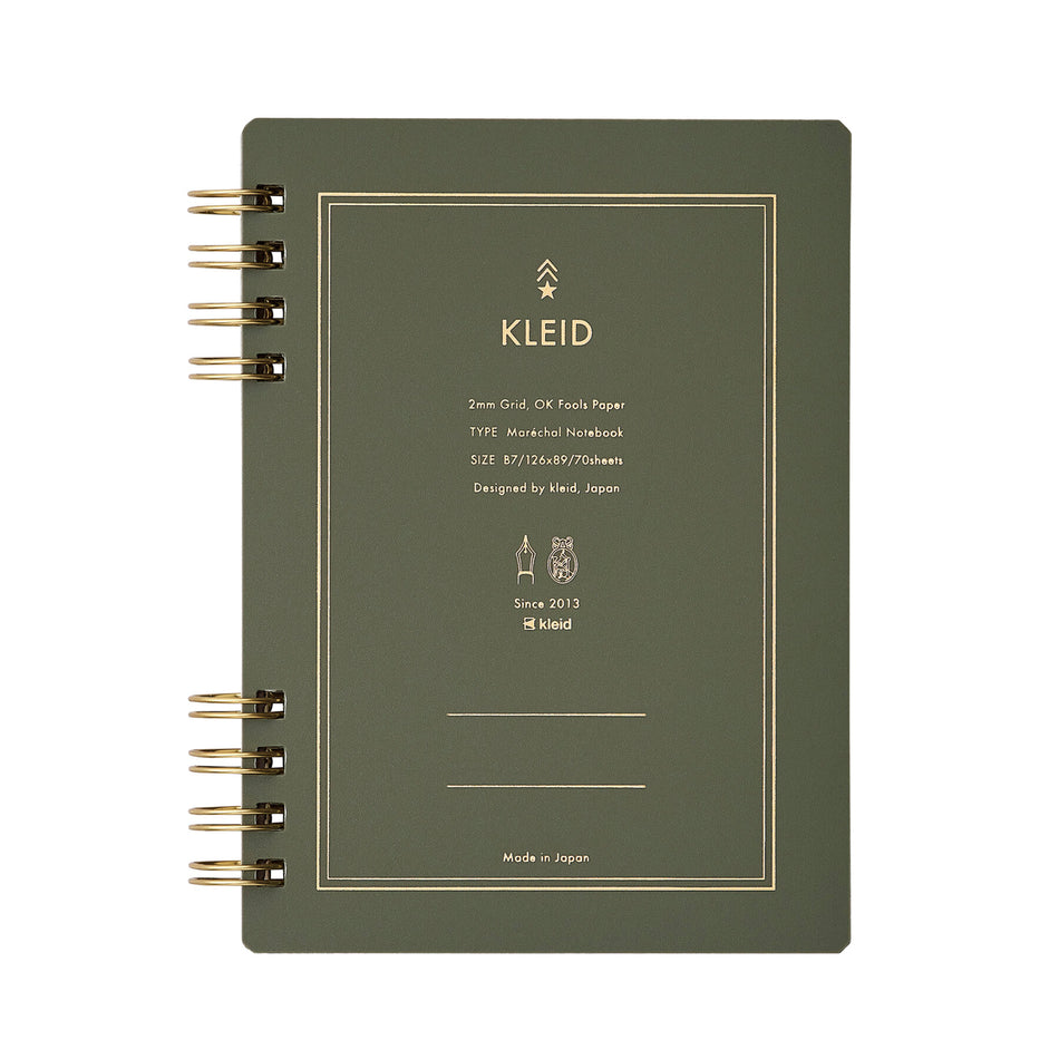 Kleid Marechal Notebook B7- Olive Drab