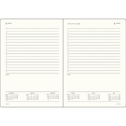 Leuchtturm1917 2027 A5 Daily Planner - Black
