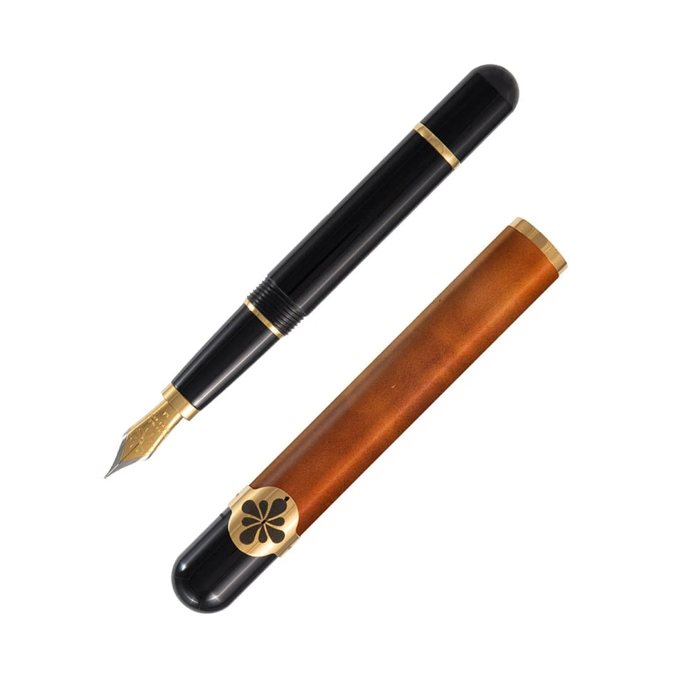 Diplomat X.O Triple 5 Fountain Pen in Camel Leather Limited Edition - Fine