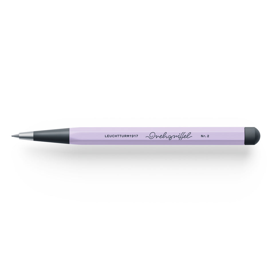 Leuchtturm1917 Lilac, Drehgriffel Nr. 2, mechanical pencil with graphite lead
