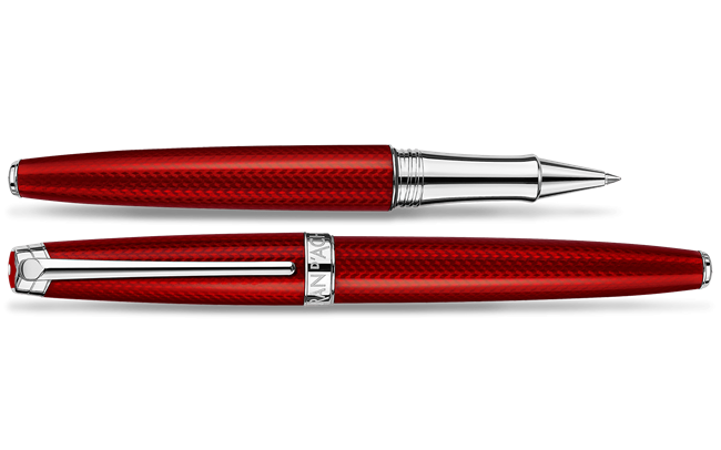 Caran d'Ache Léman Rollerball Pen - Rouge Carmin