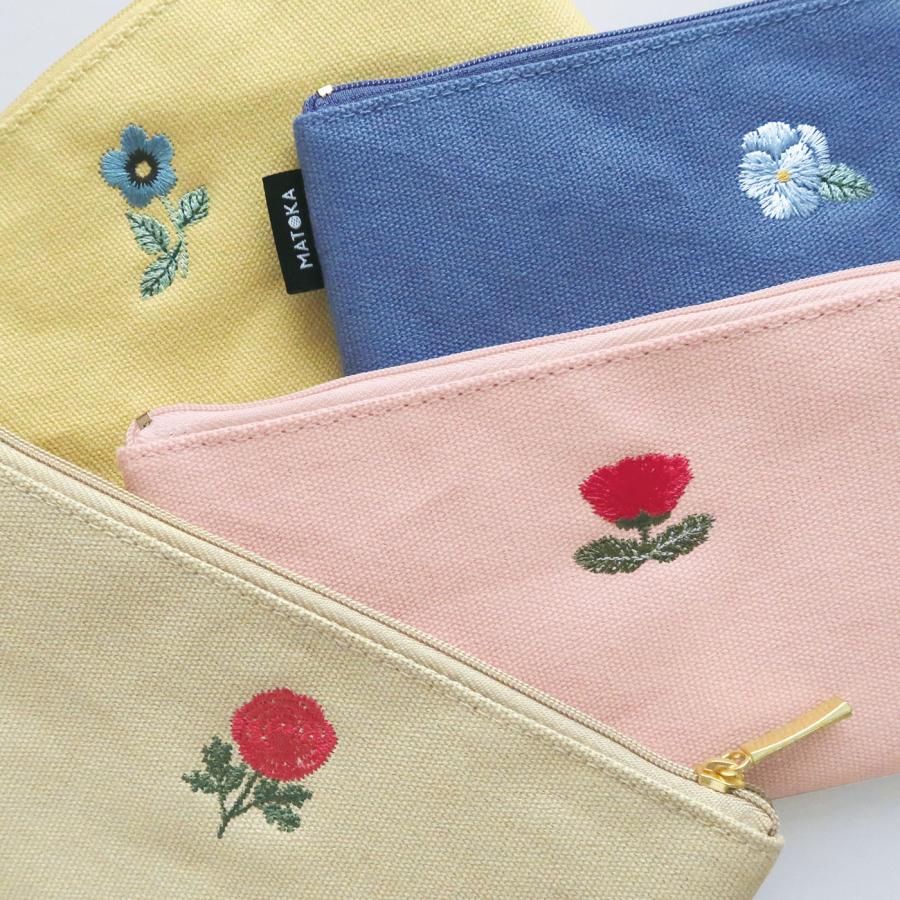 Matoka Miyuki Matsuo Embroidered Pen Case - Amy