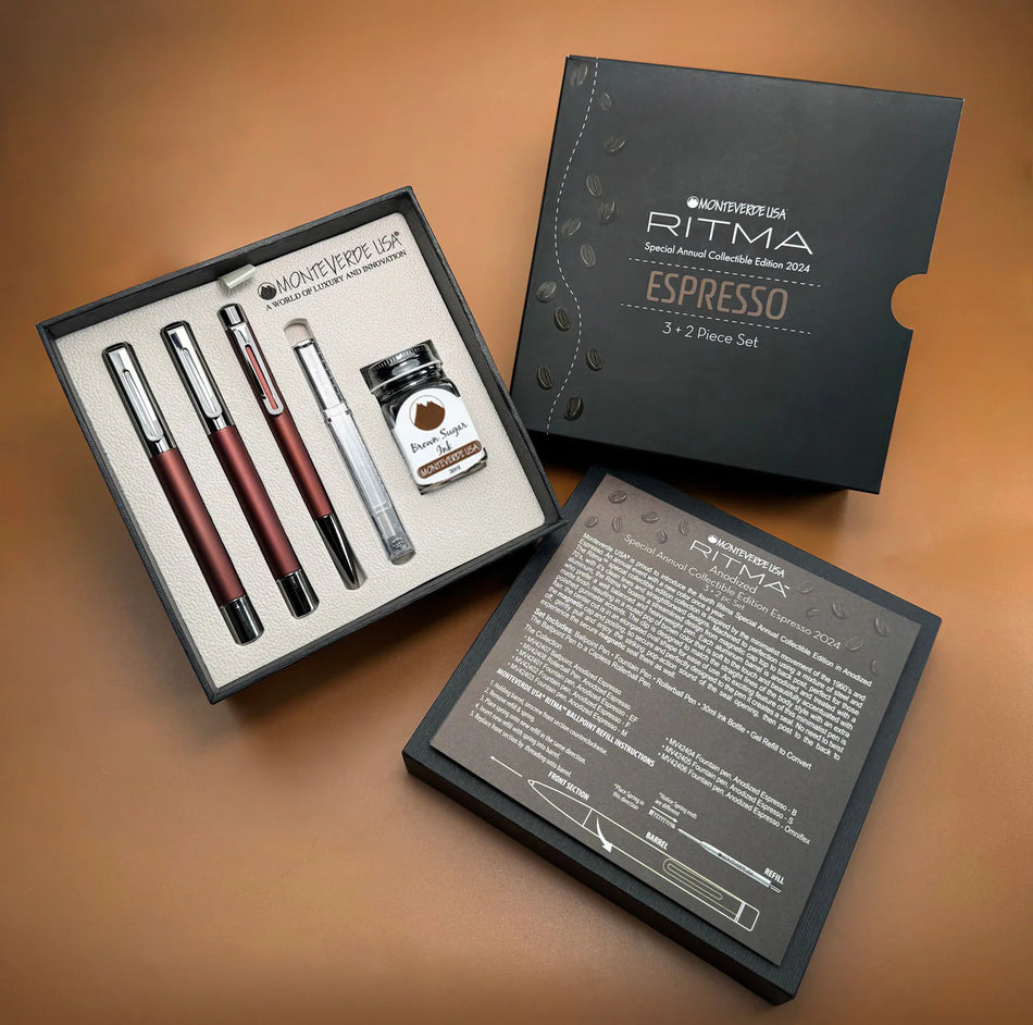 Monteverde Ritma Special Annual Collectible Edition 2024 Espresso 3+2 Piece Set - Medium