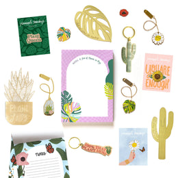 Monstera Enamel Bookmark