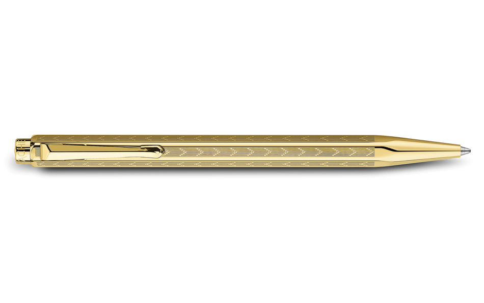 Caran d'Ache Ecridor Chevron Gold Ballpoint