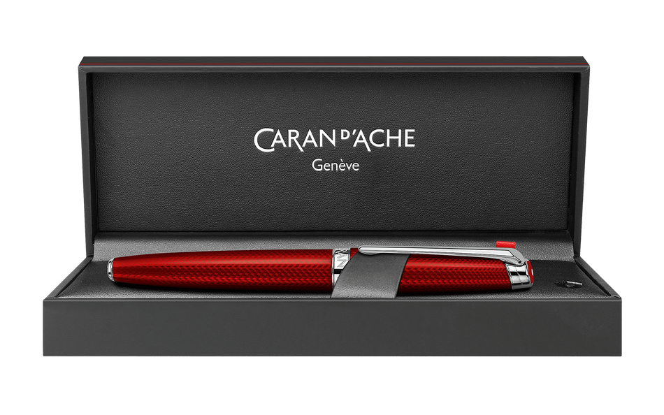 Caran d'Ache Léman Rollerball Pen - Rouge Carmin