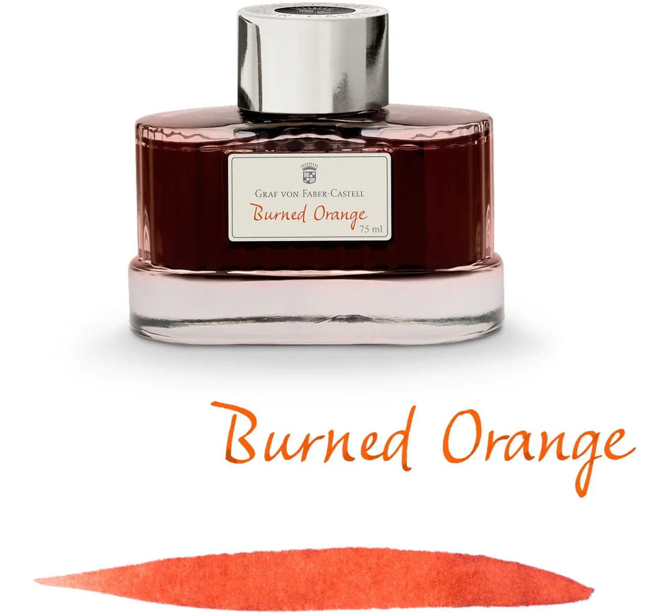 Graf Von Faber Castell Bottled Ink 75ml - Burned Orange