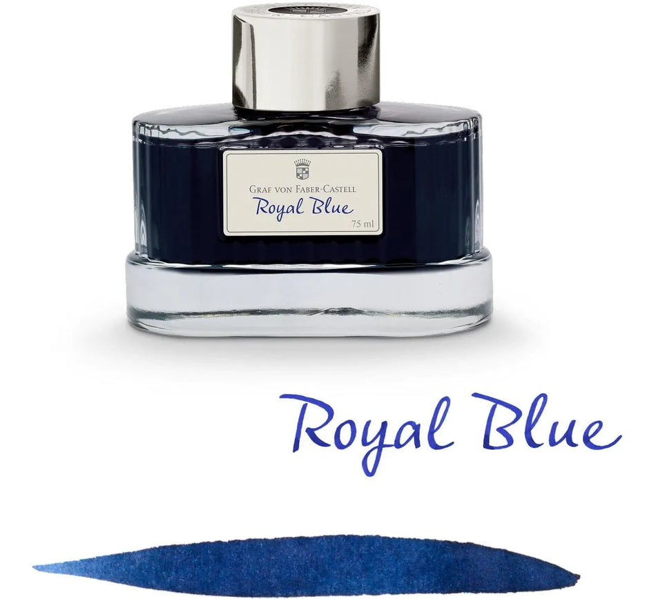 Graf Von Faber Castell Bottled Ink 75ml - Royal Blue