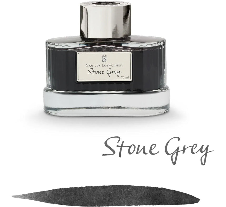 Graf Von Faber Castell Bottled Ink 75ml - Stone Grey