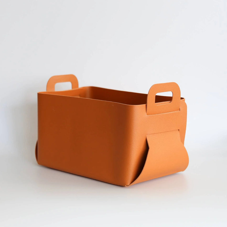 Zora Botanica Foldable Storage Basket - Orange