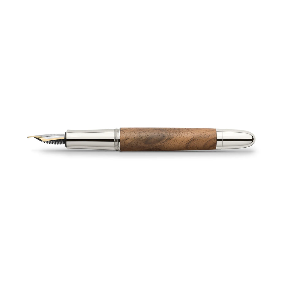 Graf Von Faber-Castell Classic Magnum Fountain Pen - Walnut Wood
