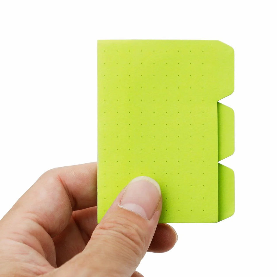 HIGHTIDE Sticky Tab - Green (Dotted)