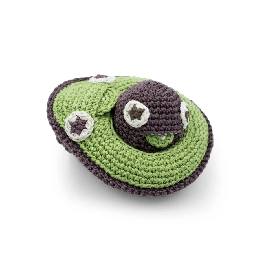 MyuM Amelia Avocado Rattle And Her Baby Kernel