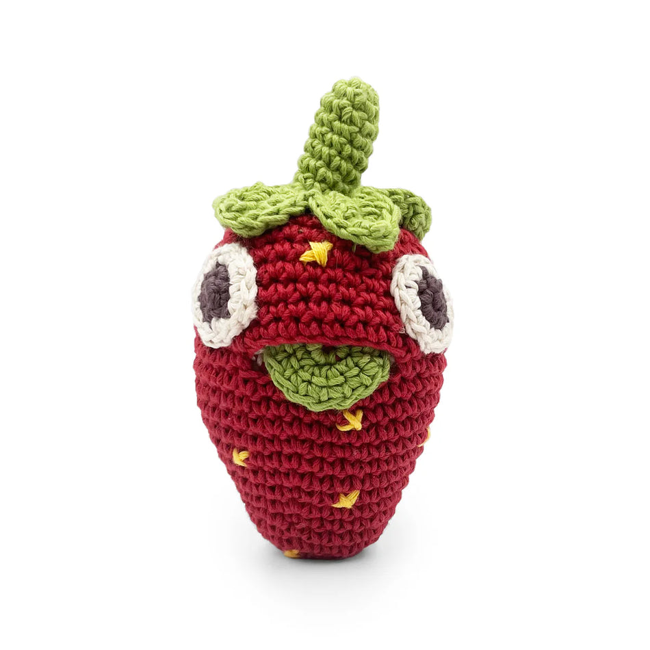 MyuM Nellie the Strawberry Rattle