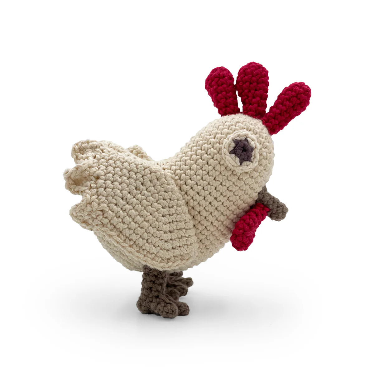 MyuM Annouk the Hen Rattle – Flax Pen to Paper