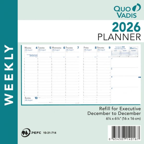 Quo Vadis 2026 Executive Refill