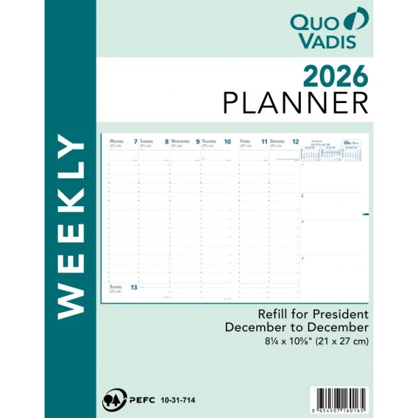 Quo Vadis 2026 President Refill