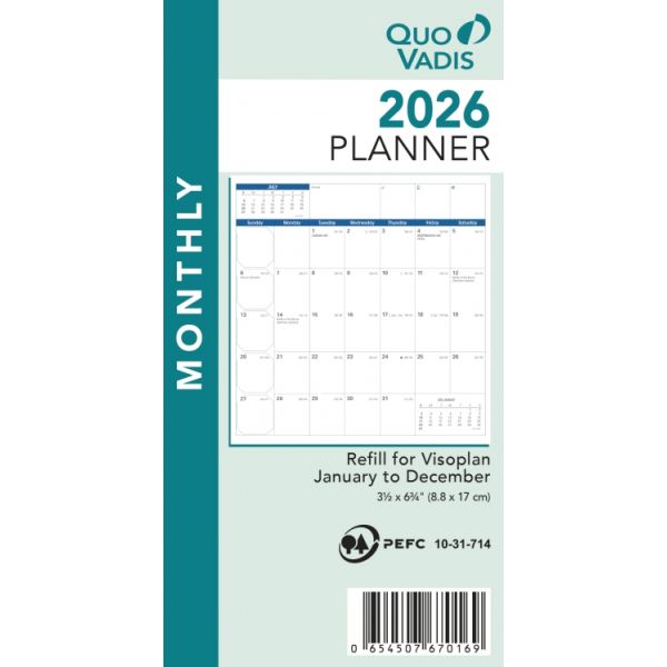 Quo Vadis 2026 Visoplan Refill
