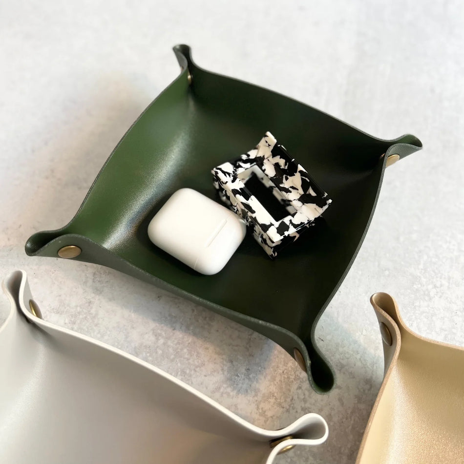 Zora Botanica Catch All Tray - Forest Green