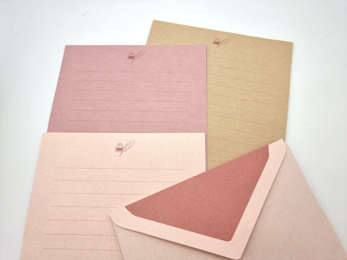 Pink Letter Set Midori Letter Set