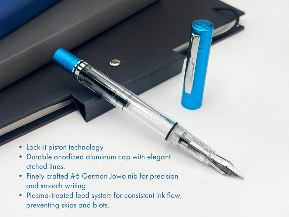 Monteverde MP1 Fountain Pen Bright Blue - Omniflex