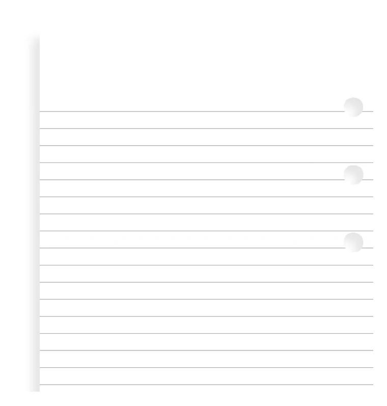 Filofax White Ruled Notepaper Value Pack - Personal
