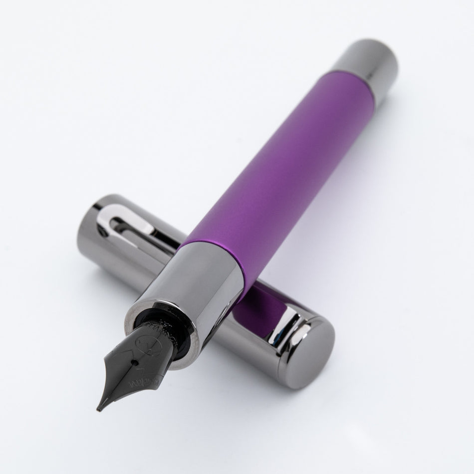 Monteverde Ritma Fountain Pen Anodized Purple - Omniflex