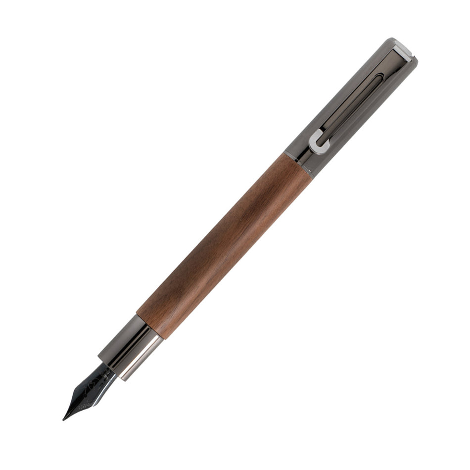 Monteverde Ritma Fountain Pen - Walnut - Omniflex