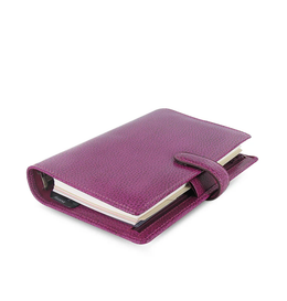 Filofax Finsbury Personal Leather Organizer - Raspberry