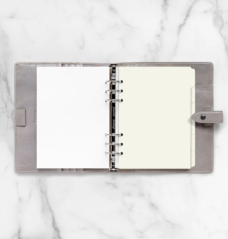 Filofax Cotton Cream Six Tabs Dividers - A5