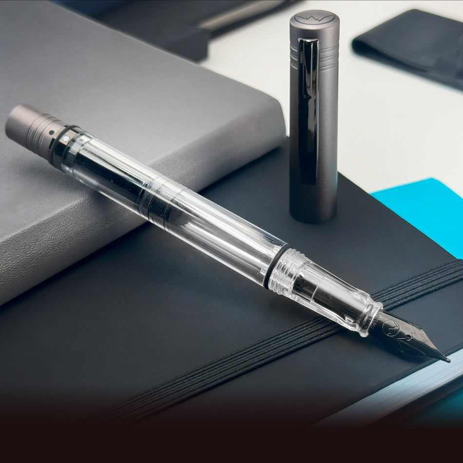 Monteverde MP1 Fountain Pen Coal Grey - Omniflex