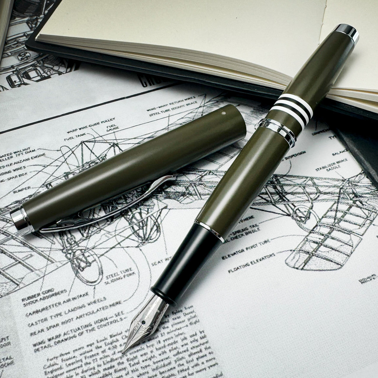 Monteverde Dakota Fountain Pen Military Green