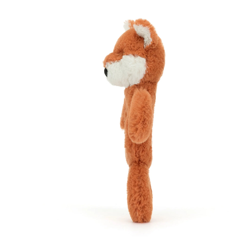 Jellycat Bashful Fox Cub Ring Rattle Baby Plush Toy