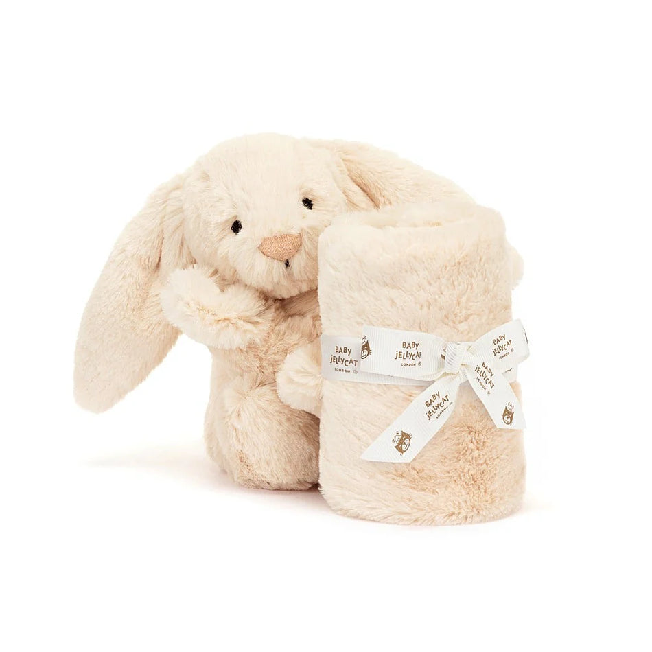 Jellycat Bashful Luxe Plush Bunny Baby Soother - Beige