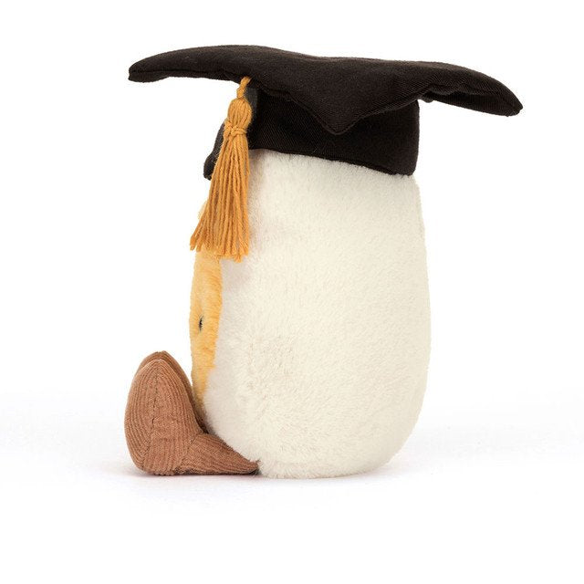 Jellycat Amuseables Boiled Egg Graduation Plush Toy