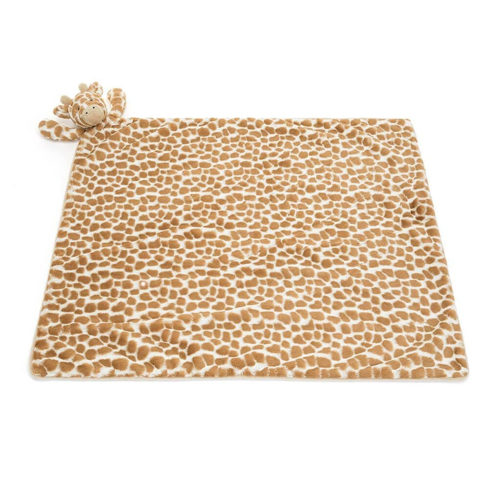 Jellycat Bashful Giraffe Blankie Plush Baby Blanket