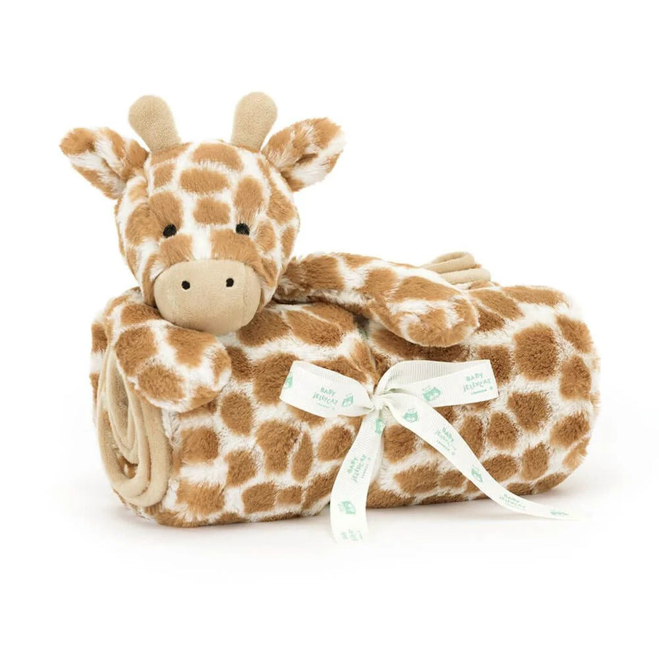 Jellycat Bashful Giraffe Blankie Plush Baby Blanket