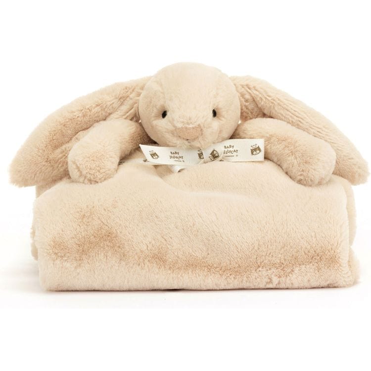 Jellycat Bashful Luxe Bunny Plush Baby Blankie - Beige