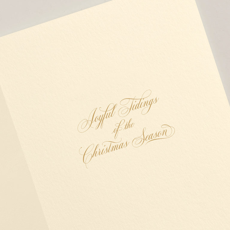 Crane Village Street Lamp Holiday Greeting Card