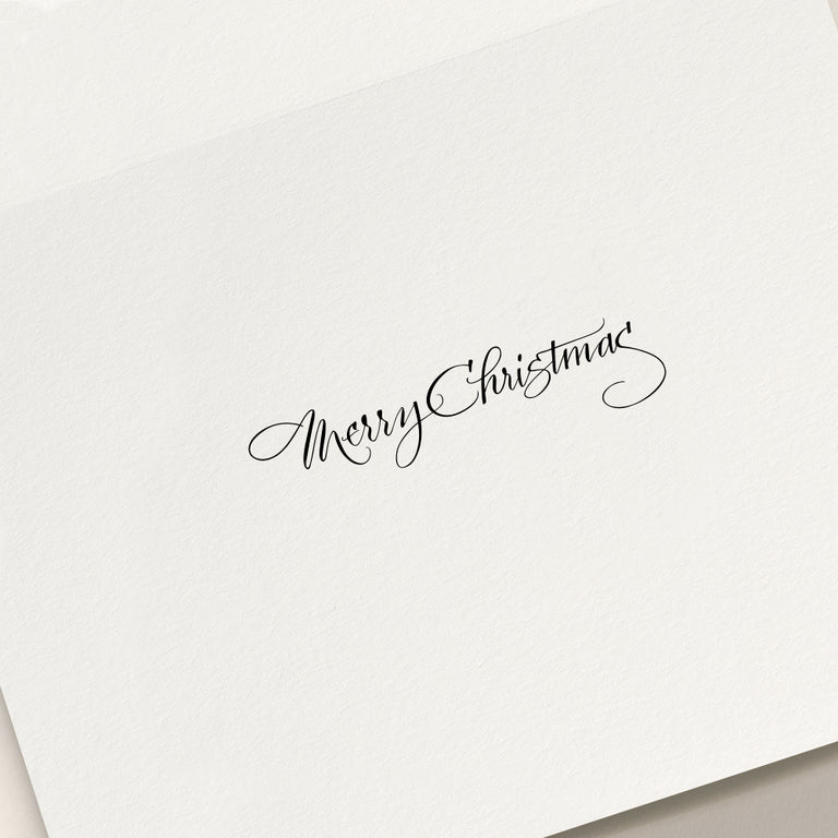 Crane Skating Noel Holiday Greeting Card