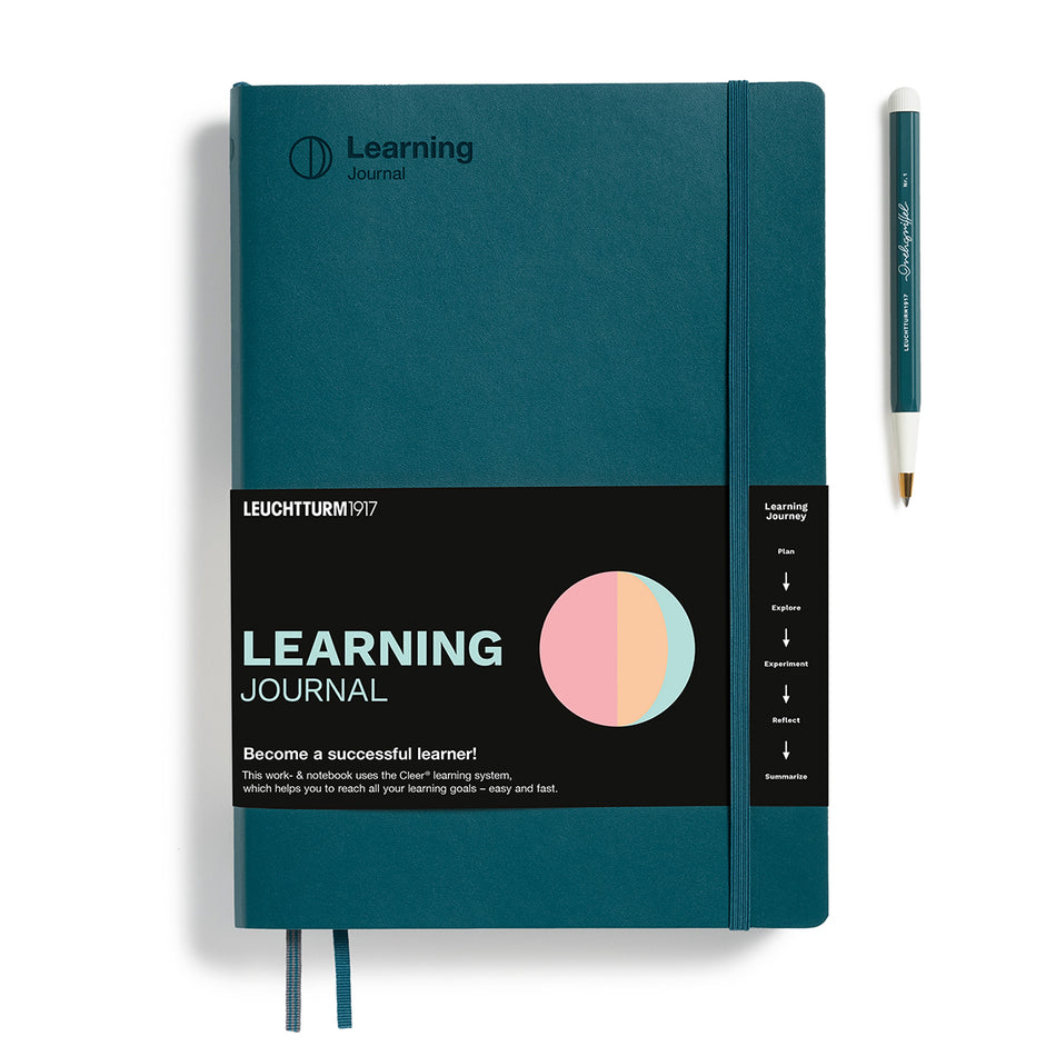 LEUCHTTURM1917 Learning Journal Composition (B5), Flexcover - Pacific Green