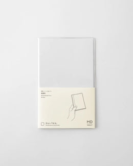 MD Notebook Cover B6 Slim - Clear Plastic
