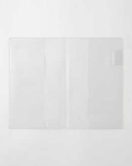 MD Notebook Cover B6 Slim - Clear Plastic