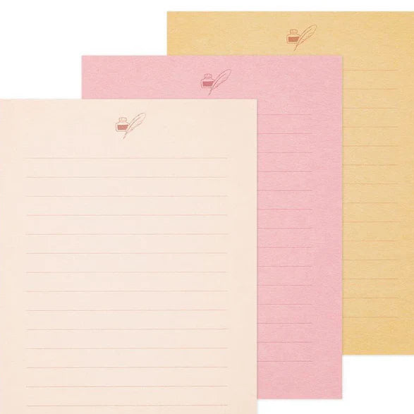 Pink Letter Set Midori Letter Set