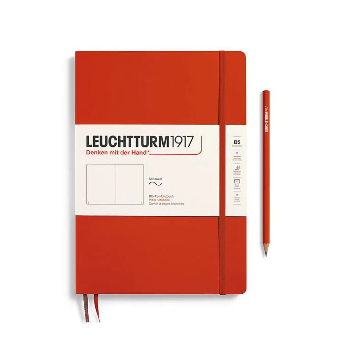 LEUCHTTURM1917 Notebook Softcover Composition (B5) 123 p., dotted - Fox Red
